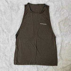 Alphalete Men's Brown Muscle Tank Top